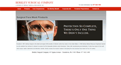 Desktop Screenshot of berkleysurgical.com